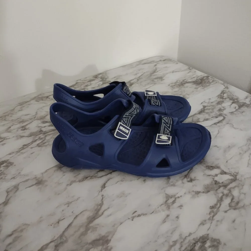 ISORE Sport Sandals Blue Outdoor Size Usa 10 Mex ‎ 28 Made in Mexico Unisex